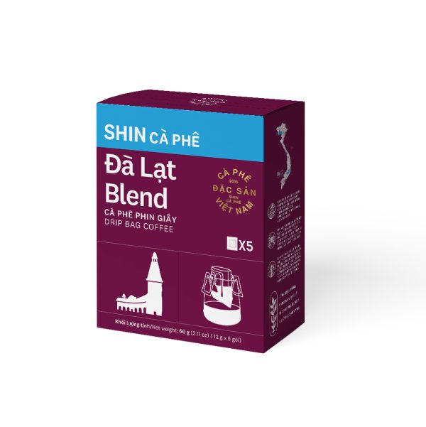 PHIN GIẤY "ĐÀ LẠT BLEND" - HỘP 5 GÓI